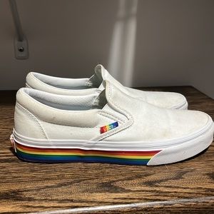 Vans slip on pride edition Womens 7.5 mens 6